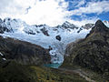 Glaciar Arhuay.