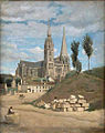 1830 Chartres Cathedral label QS:Len,"Chartres Cathedral" label QS:Lpl,"Katedra w Chartres" label QS:Lfr,"La Cathédrale de Chartres"