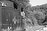 Thumbnail for File:Loco fireman at Norchard Station - geograph.org.uk - 4177898.jpg