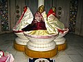 Sri Anandamayi Ma statues in the Ananda Jyoti Mandir, Varanasi.