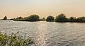 Begin Scharsterrijn (Scharster Rijn) vanaf het Tjeukemeer (Tsjûkemar.