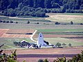 Kirche in Böhming auf den Fundamenten des römischen Numeruskastells