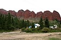 Jeti-Oguz rocks, east of Issyk-Kul