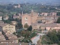 Italiano: La chiesa di San Francesco vista dalla Torre del Mangia English: San Francesco church, as seen from the Mangia Tower