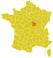 Carte du diocèse de Nevers