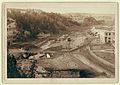 "Hot Springs, S.D." From the Fremont, Elkhorn and M.V. Ry. bridge looking north to Fred T. Evans residence and plunge bath (1891, LC-DIG-ppmsc-02544)