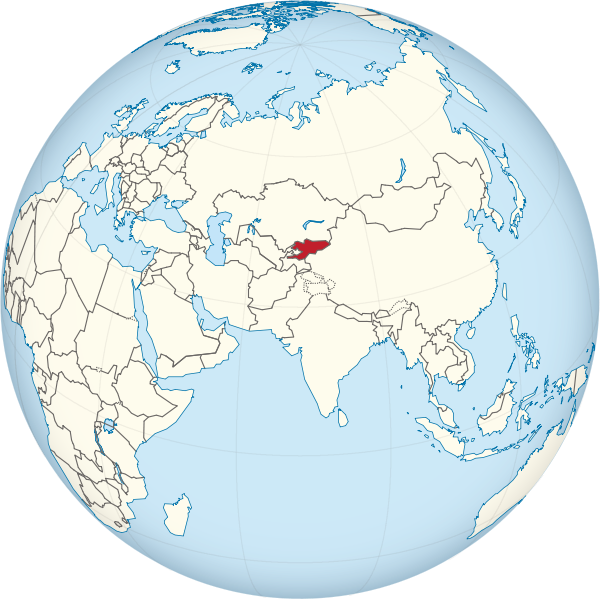 File:Kyrgyzstan on the globe (Eurasia centered).svg