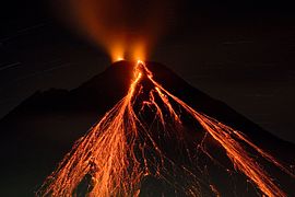 Arenal Volcano in November 2006