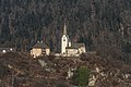 English: Southern view with rectory Deutsch: Süd-Ansicht mit Pfarrhof