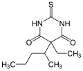 Deutsch: Struktur von Thiopental English: Structure of Thiopental