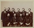 Past Grand Masters of Dakota I.O.O. F., 1890, at Deadwood, S.D. A.E. Clough, A.E.Nugent, H.J. Rowe, Wm. A. Bently, F.W. Miller, F.S. Emeison. A.G. Smith, R.R. Briggs, Zina Richey, H.J. Rice (1890, LC-DIG-ppmsc-02689)