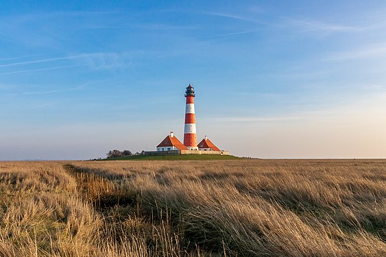 Der Leuchtturm Westerheversand