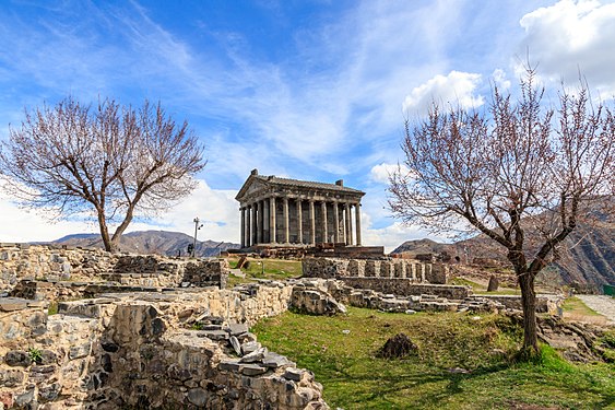 Der Tempel von Garni (Armenien)