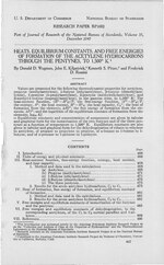 Thumbnail for File:Heats, equilibrium constants, and free energies of formation of the acetylene hydrocarbons through the pentynes, to 1,500-degrees K (IA jresv35n6p467).pdf