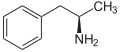 Deutsch: Struktur von L-Amphetamin English: Structure of L-Amphetamine