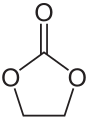 Deutsch: Struktur von Ethylencarbonat English: Structure of Ethylene carbonate