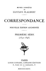 Thumbnail for File:Flaubert Édition Conard Correspondance 1.djvu