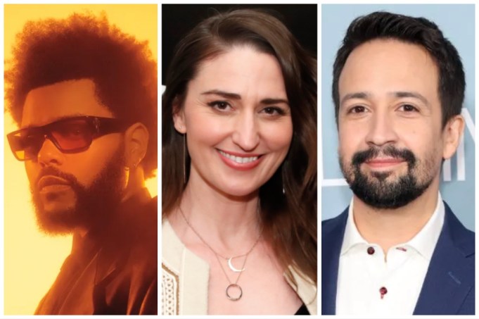 emmy song music nominees submissions The Weeknd, Sara Bareilles and Lin-Manuel Miranda