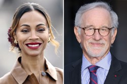 Zoe Saldana Steven Spielberg