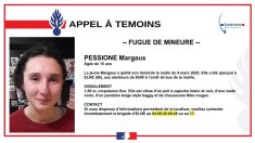 Pyrénées-Orientales : disparition de Margaux, 15 ans, la gendarmerie lance un appel à témoins pour « fugue de mineure »