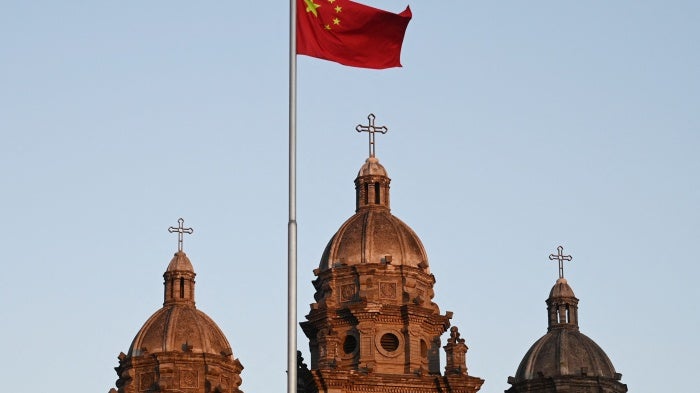 St. Joseph's Church, also known as Wangfujing Catholic Church, in Beijing, China, October 22, 2020. 