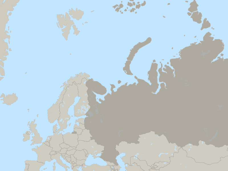 map of Russia