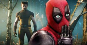 Deadpool & Wolverine, black and tan suit