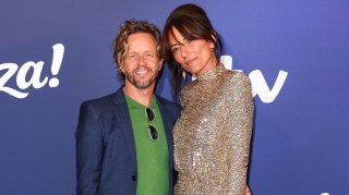 Davina McCall with her partner, Michael Douglas, in 2023