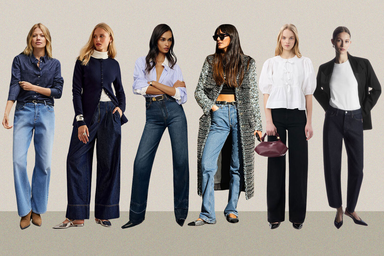 The jeans shapes to wear this autumn