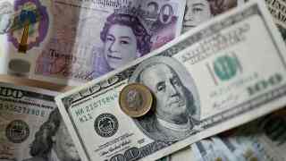 Sterling rose by as much as 0.7 per cent against the dollar