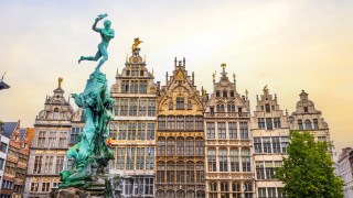 The Grote Markt with Brabo’s Monument in Antwerp’s town square