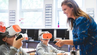 Avantis educational headsets are put to use at a primary school in Barry, South Wales