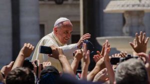 Pope Francis in St Peter's square