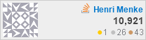 Henri Menke on Stack Overflow