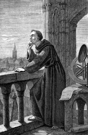 English Franciscan philosopher Roger Bacon