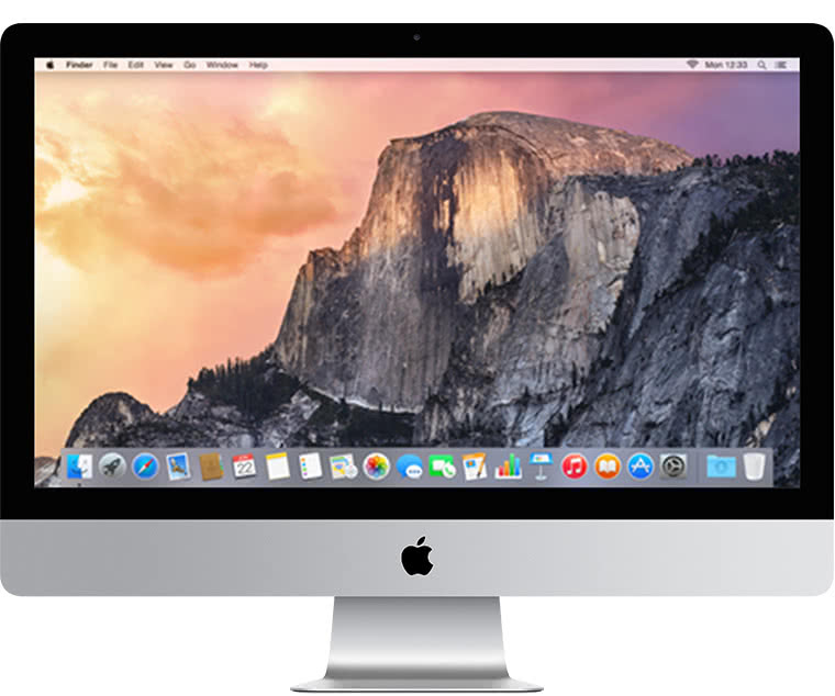 Front of iMac (Retina 5K, 27-inch, Mid 2015)