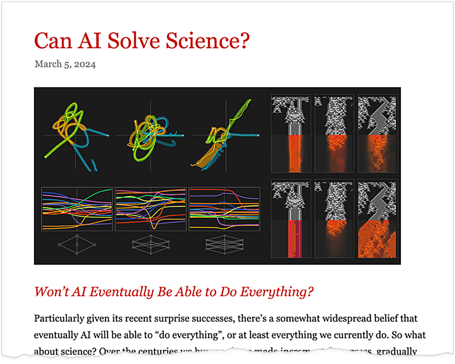 Can AI Solve Science?