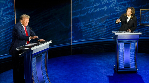 Image form article Trump dice que no participará en un segundo debate con Harris