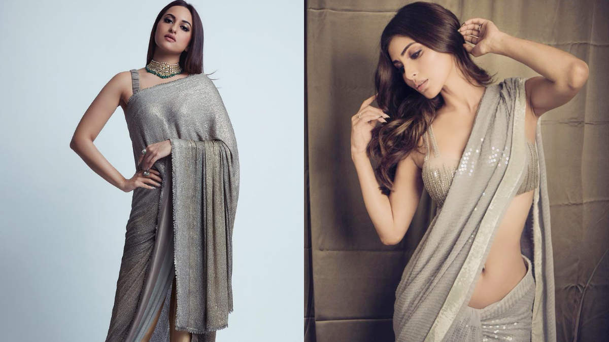 Navratri 2024 Day 3: Sonakshi Sinha to Mouni Roy celebs slaying in grey outfits