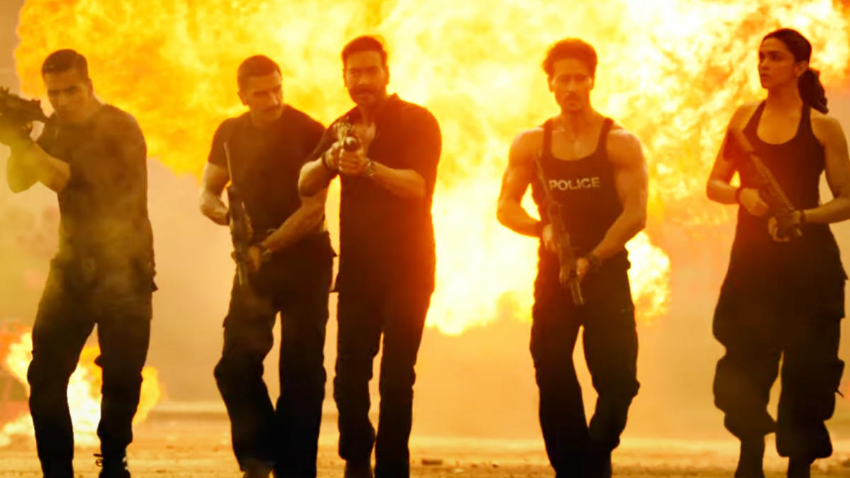 Singham Again Trailer: Ajay Devgn portrays Lord Ram and his group of police squad (AVENGERS) to fight against evil Arjun Kapoor who plays Raavan; Fans call it ‘Dhamekedar trailer’