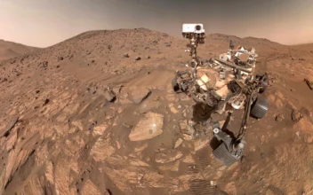 A selfie by the Perseverance Mars rover from the surface of the Red Planet on July 23, 2024. (NASA via AP)