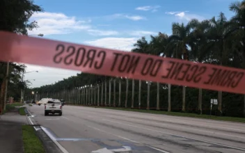 Palm Beach County Sheriff personnel block a road near the Trump International Golf Club after an apparent assassination attempt of former President Donald Trump in West Palm Beach, Fla., on Sept. 16, 2024. (Joe Raedle/Getty Images)