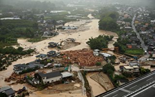 日本九州創紀錄豪雨 2人死40萬人避難