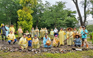 中榮埔里分院增250棵蜜源 蝴蝶棲地再擴大