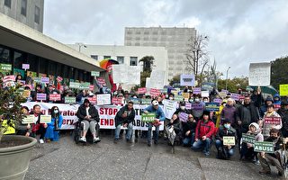 小房東絕食三天 百人集會 籲終止「禁止驅逐租客令」