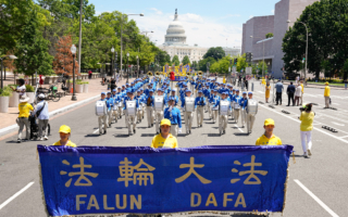 組圖：反迫害25周年 法輪功華府盛大遊行