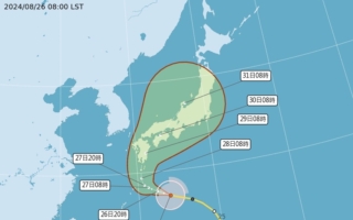 珊珊颱風逼近日本 專家：或登陸九州四國本州