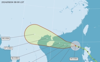 台风摩羯进入南海 或侵袭广东及海南岛一带