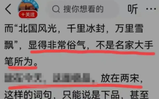 批評毛澤東《沁園春》不入流 中共官員遭處分