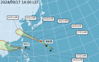 三颱對台影響小 未來1週天氣不穩定